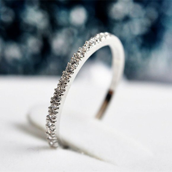 Princess Cut Engagement Set - Picture 3 of 3